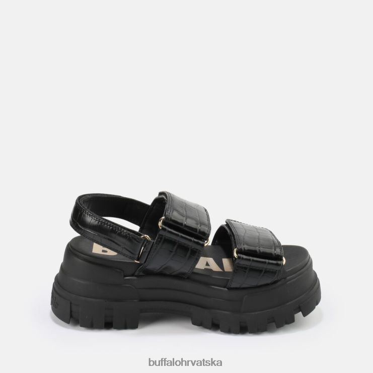 crno Buffalo aspha snd sandala s platformom veganska |sandale TDD6T13